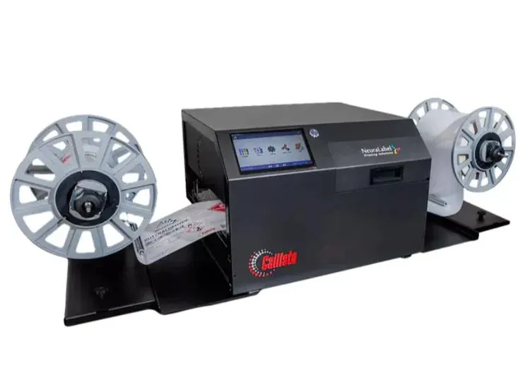 [HW-CAL-LP+HW-CLR2R8] Neuralabel Callisto Etikettendrucker Rolle zu Rolle 8 Zoll